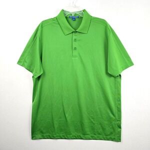 Port Authority Collared Short Sleeve Polo Causal Men‎ Shirt Green L